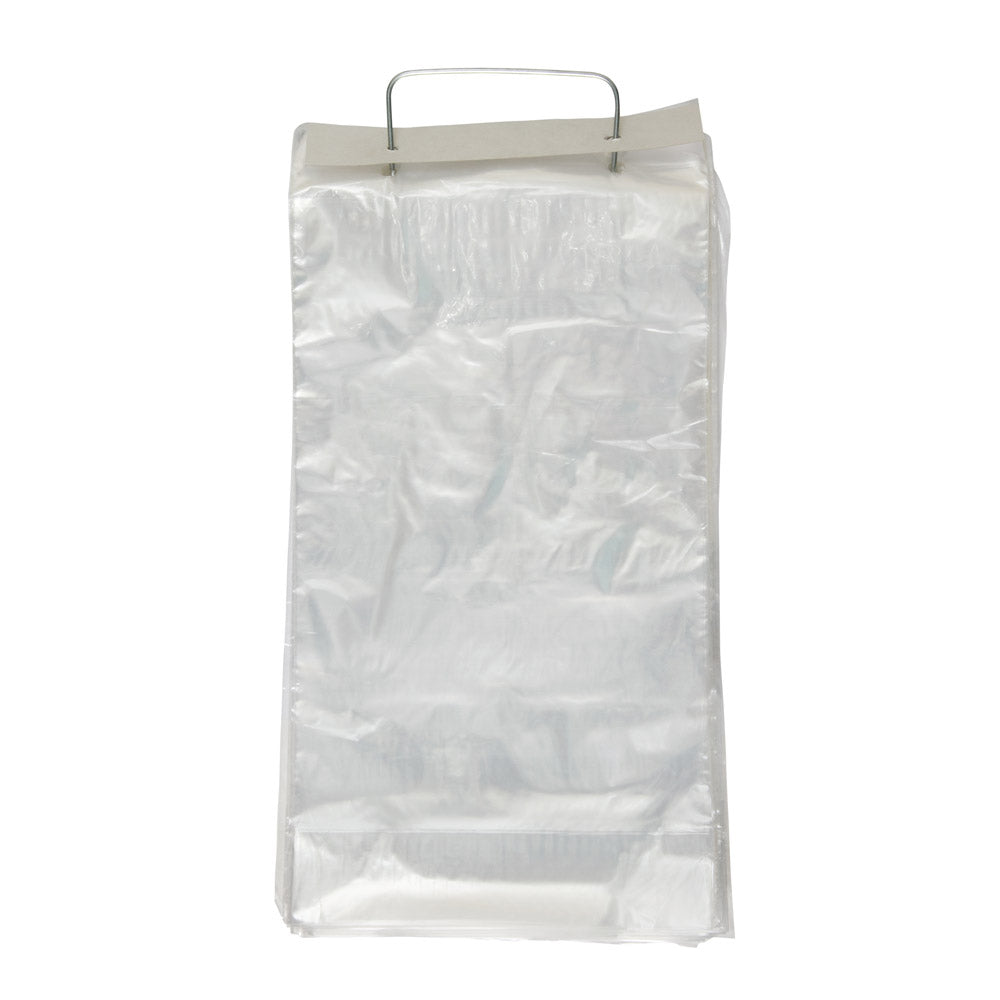 Wicketted Bread Bags- Plain LDPE - 250mm x 430mm + 80mm 2000ctn