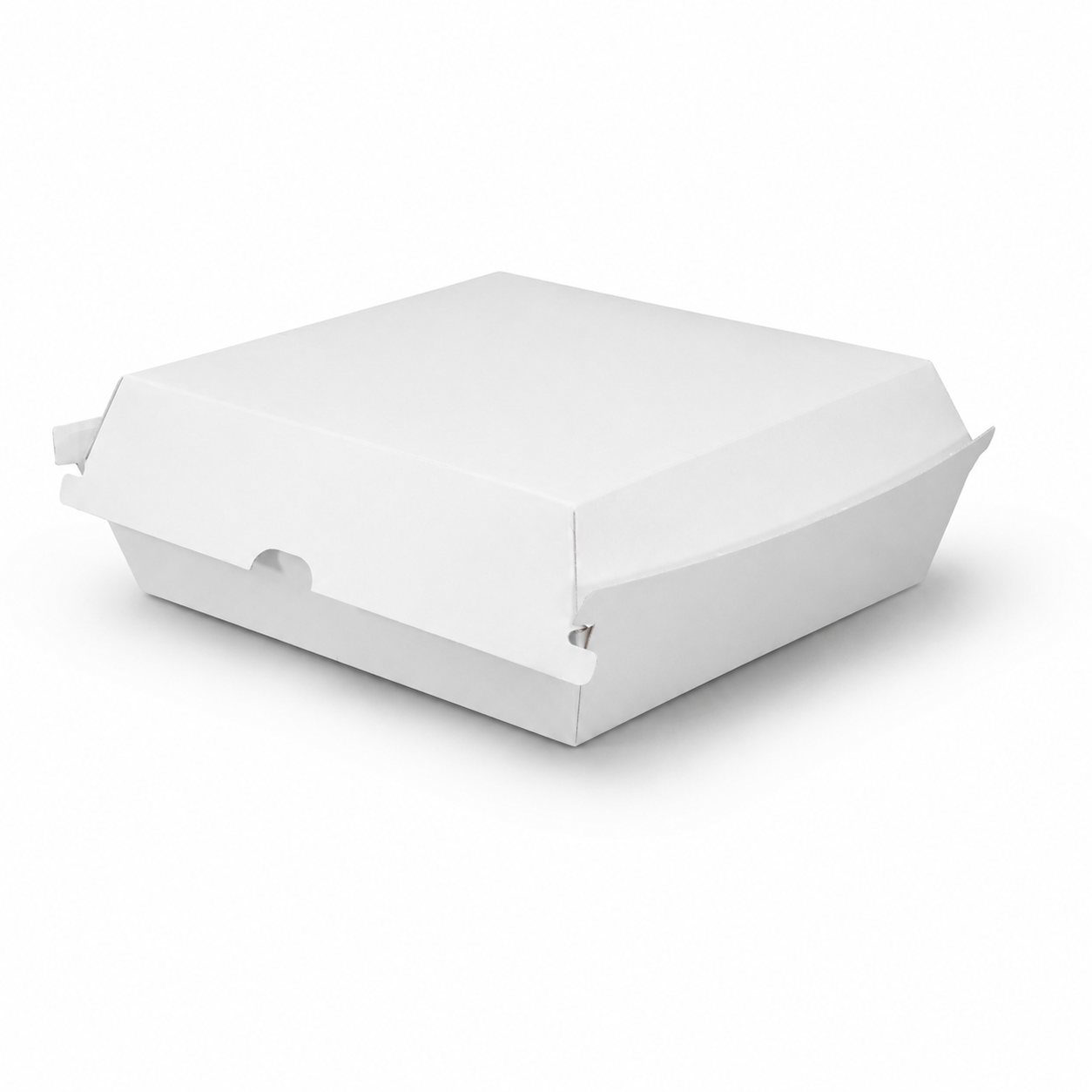 White Cardboard Dinner Box 178 x 160 x 80mm 150/ctn