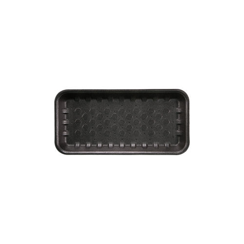 11 x 5" Open Cell Black Foam Trays - 280 x 140 x 30 mm - 360/ctn