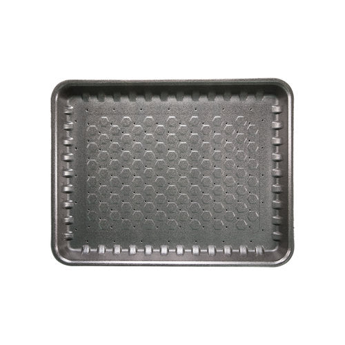14 x 11" Open Cell Black Foam Trays - 365 x 285 x 30 mm - 180/ctn