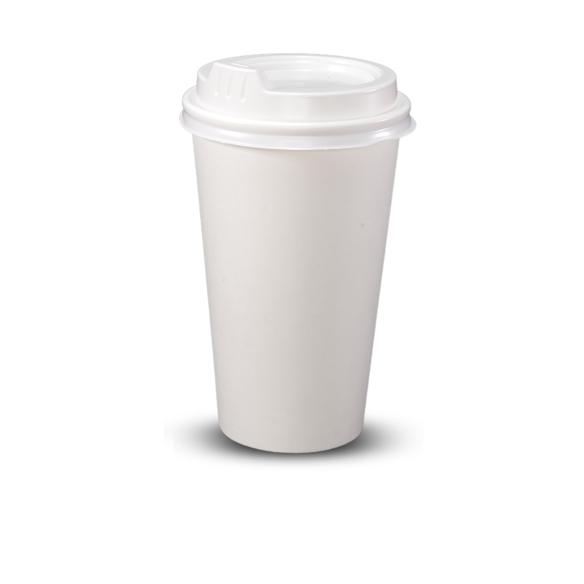 Coffee Cups single wall 16oz plain white 1000/ctn