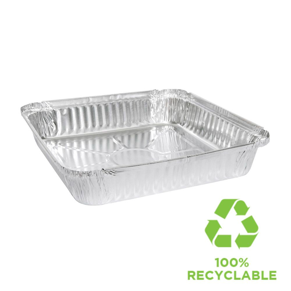 Foil Container - (#360/407) square catering 212 x 212 x 35mm 200ctn