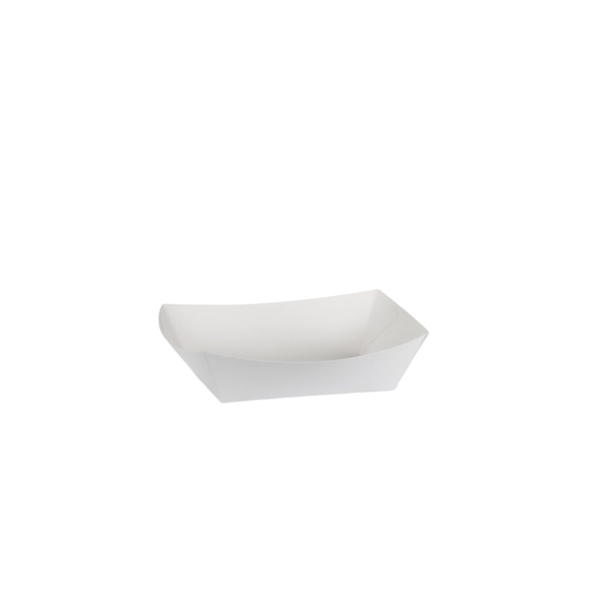 Small White Paper Food Trays #2 110x75x40mm 900/ctn