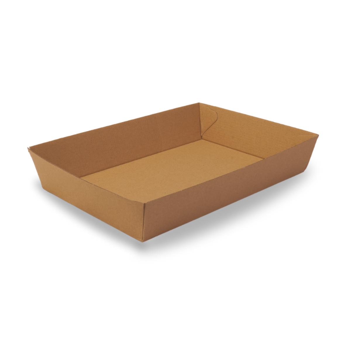 No.5 Size Cardboard Food Tray 255 x 180 x 58mm 100 ctn