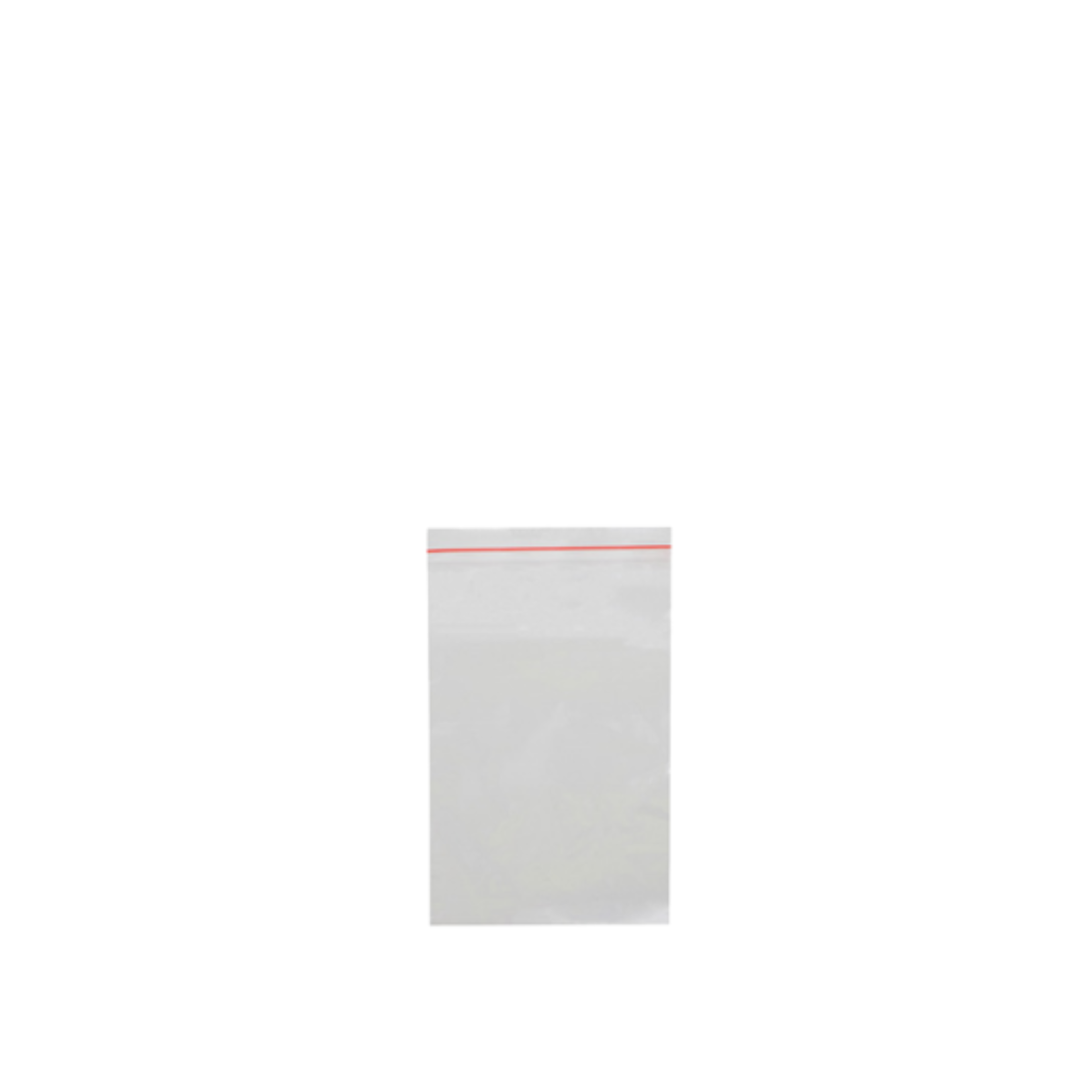 Reseal Plastic Bags 5 x 3" 125 x 75mm 1000/ctn