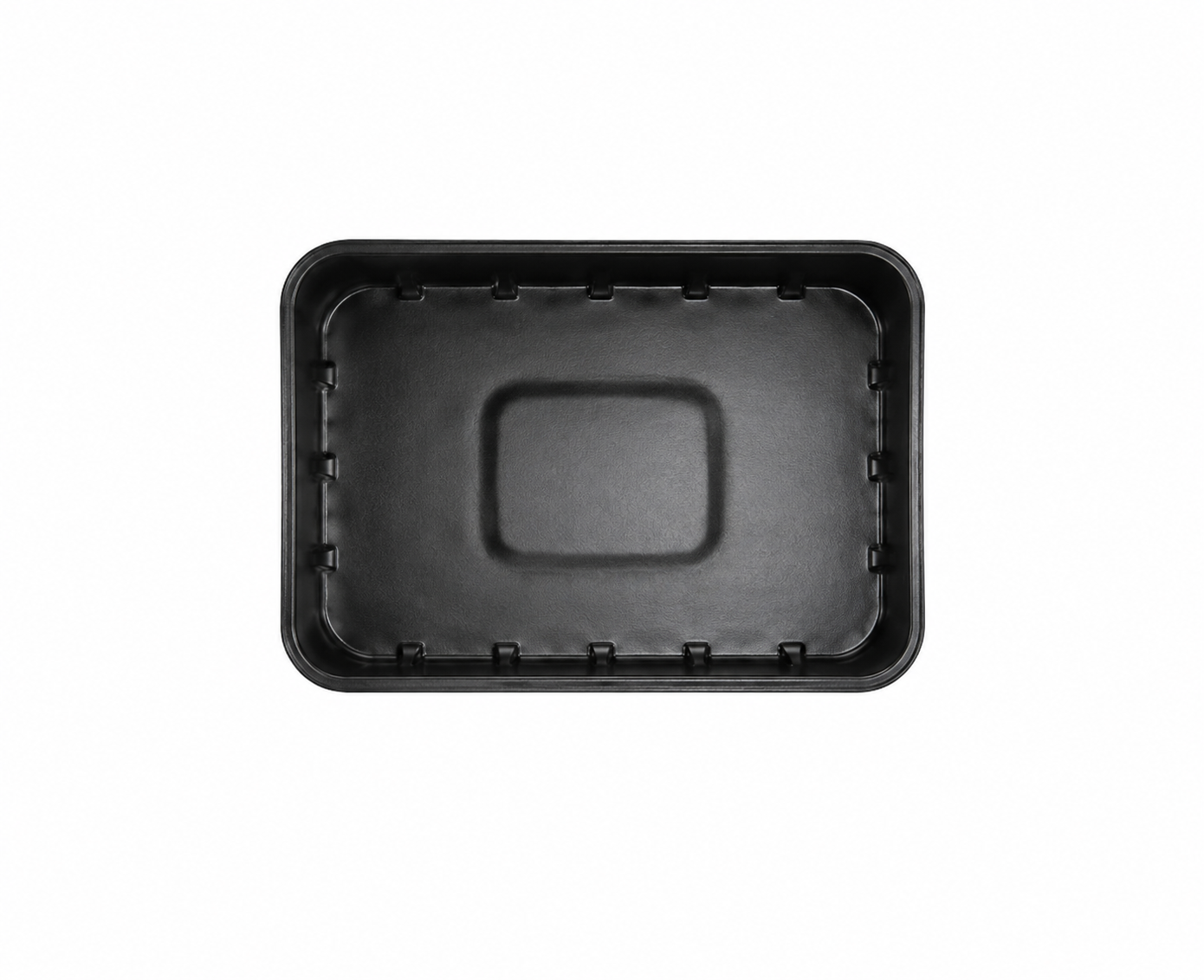 8 x 5" Black Foam Trays - 213 x 138 x 14 mm - 500/ctn