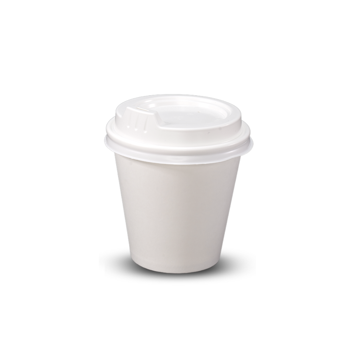 Coffee Cups single wall 8oz plain White 90mm dia 1000/ctn