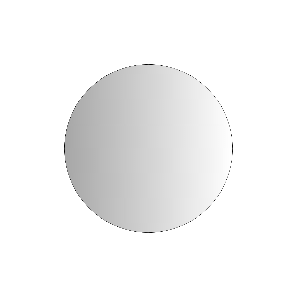 9" Round Cake Board Silver- 50/pk