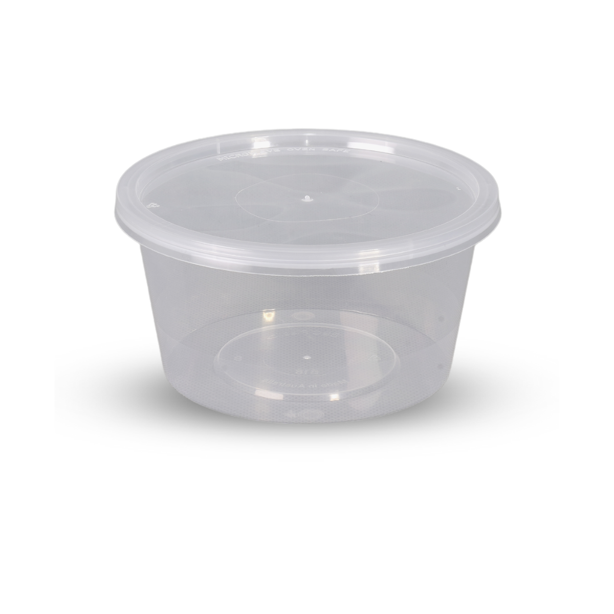 Lids to Suit B8-30 Round Plastic Containers 500/ctn