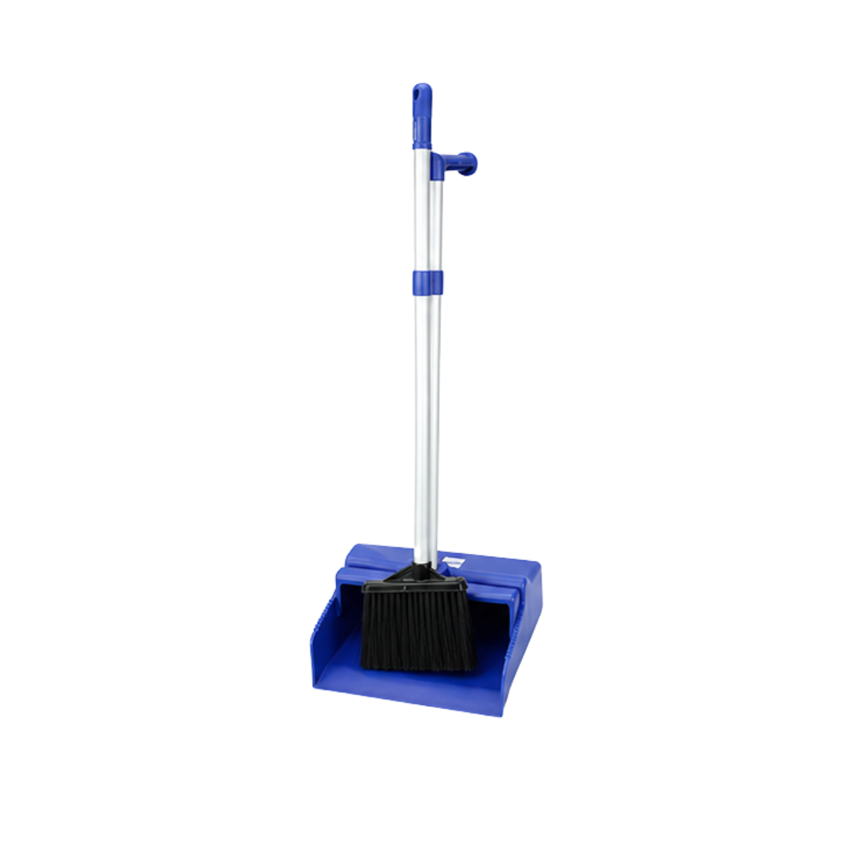 Lobby Pan- Blue with pistol grip handle and brush