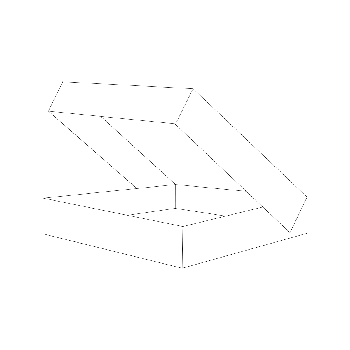 10 x 10 x 6 Heavy Duty Cake Box 50/pack