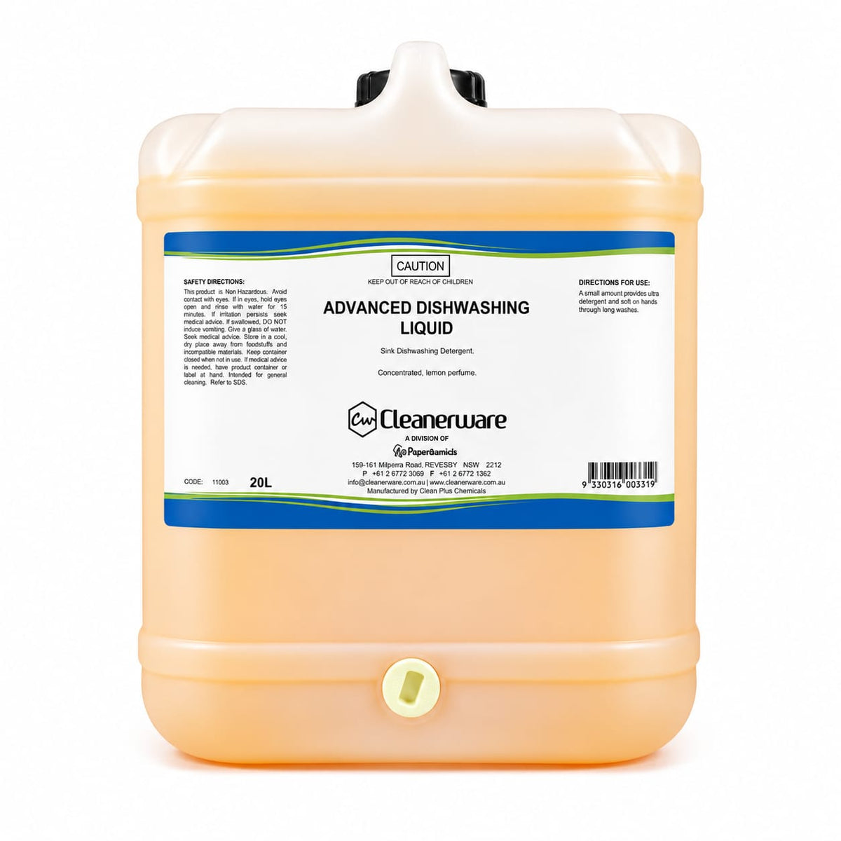 Dishwashing Liquid Premium Lemon 20L