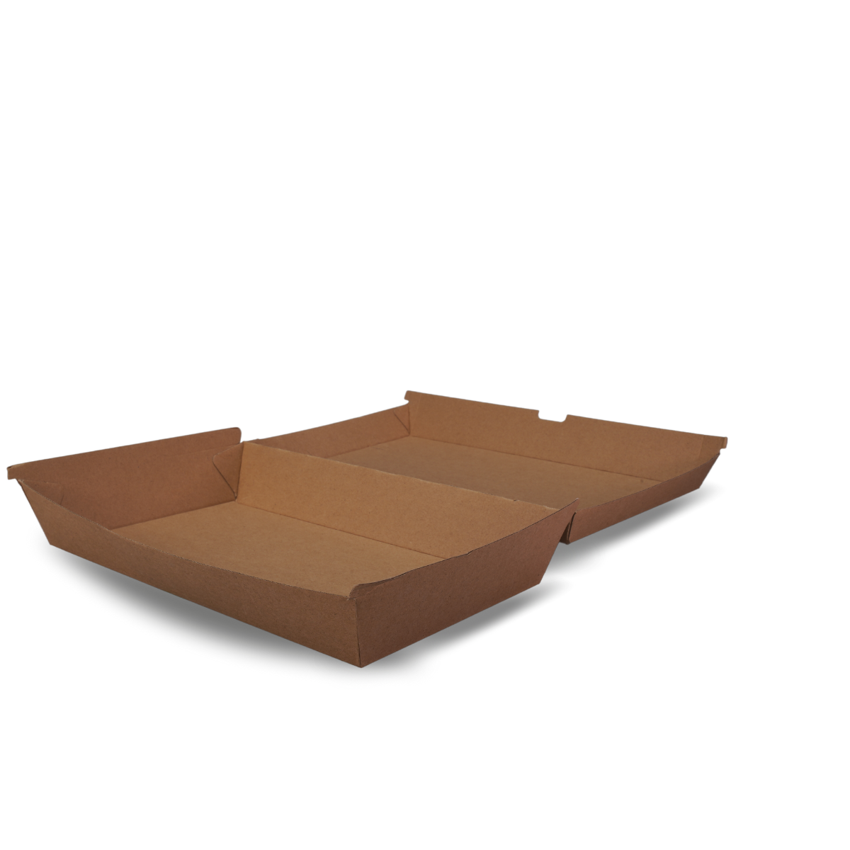 Kraft Cardboard Family Food Box/Clam - 100 per carton - 290 x 170 x 60mm