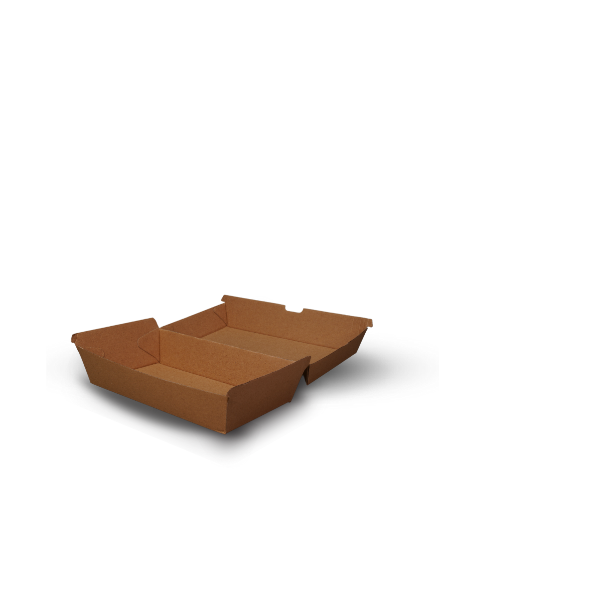 Large Kraft Cardboard Snack Box - 200/ctn - 205 x 105 x 77mm