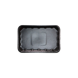 8 x 5" Black Foam Trays - 213 x 138 x 15 mm - 1000/ctn