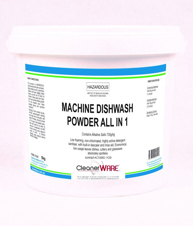 Machine Dishwash Powder; all in one 5kg