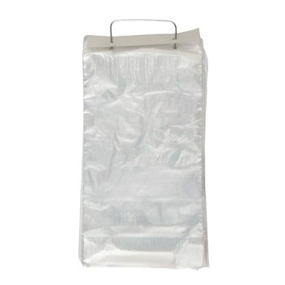 Wicketted Bread Bags - Plain 450/490mm x 300 + 100mm 2000/ctn