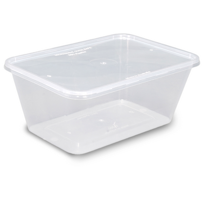 Rectangular Lid Plastic Freezer grade 500/ctn