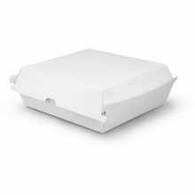 White Cardboard Dinner Box 178 x 160 x 80mm 150/ctn