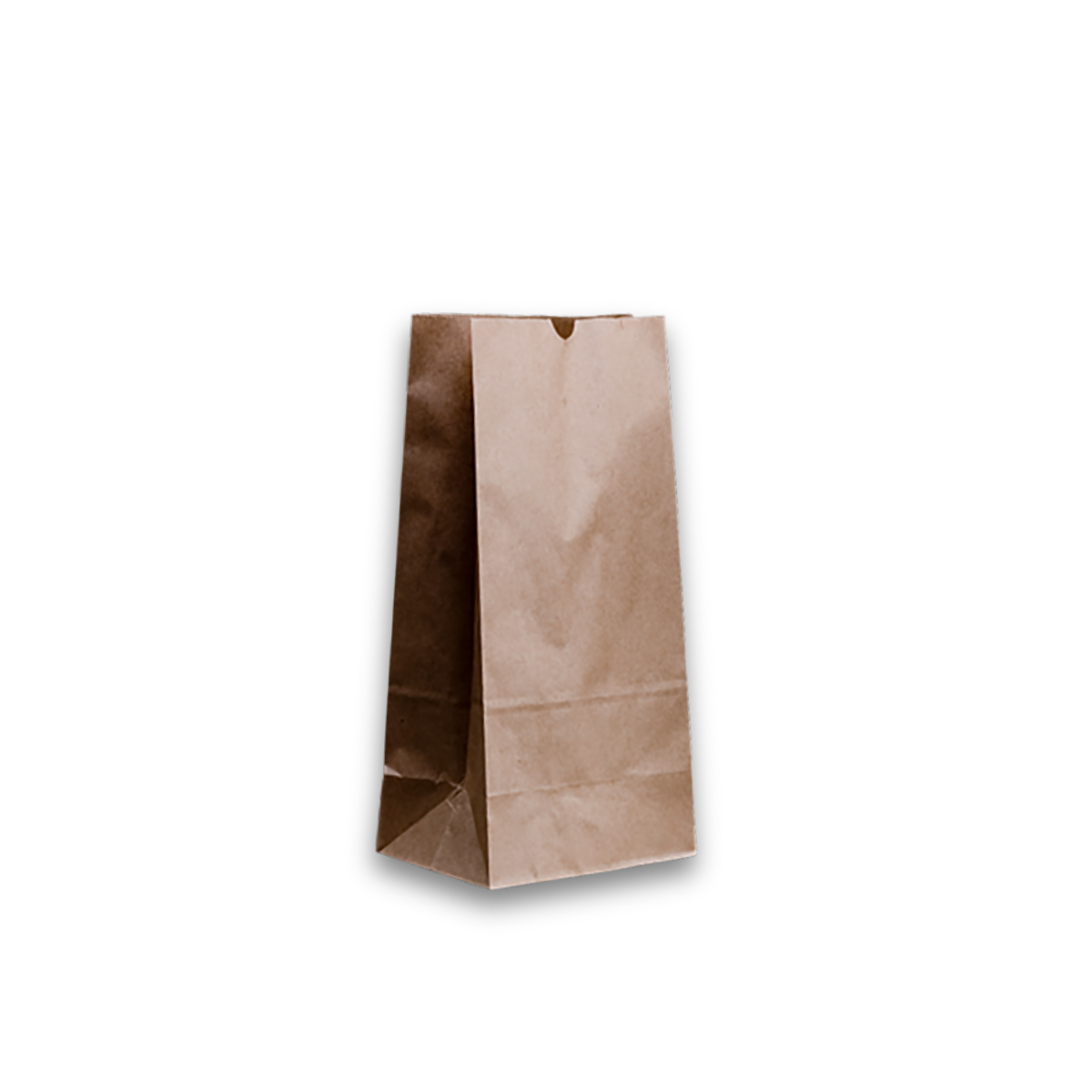 Brown Kraft Paper Bag #12 block bottom 178 x 350mm + 115mm G 500/ctn