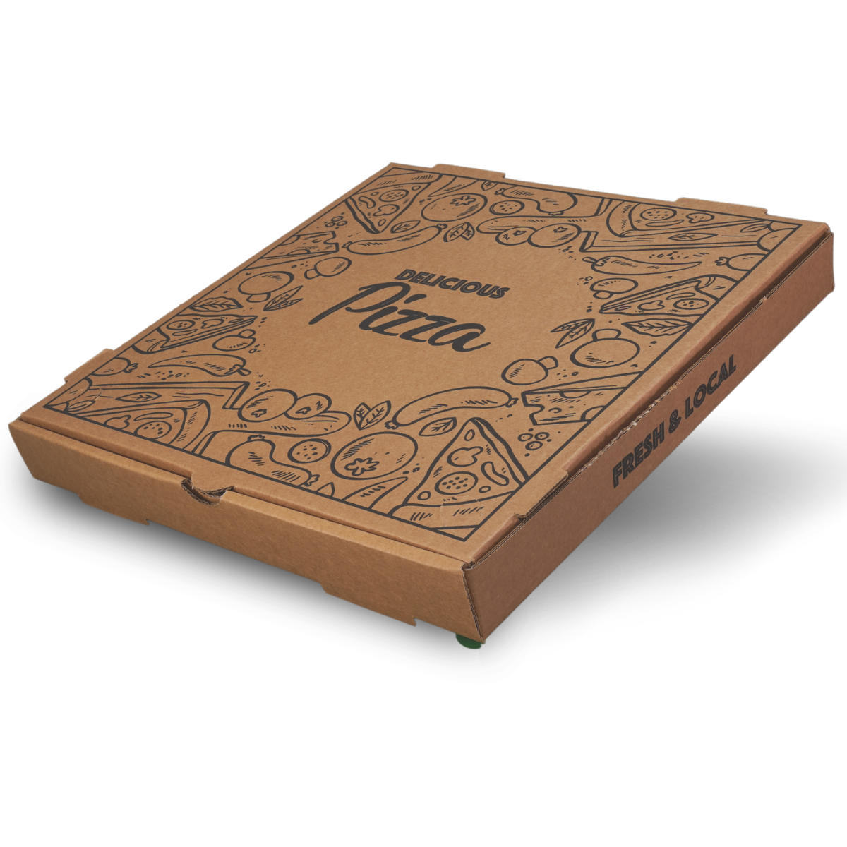 15 Inch Brown Pizza Boxes 50/ctn – Paperware