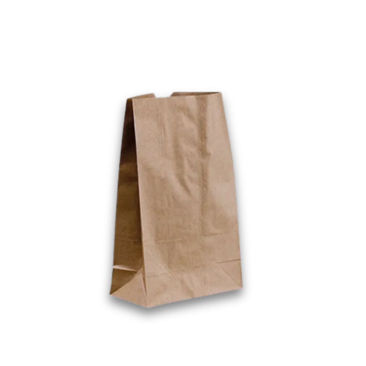 Brown Kraft Paper Bag  #16 block bottom 240 x 390mm + 120mm G 500/ctn