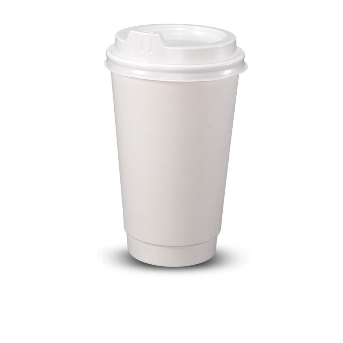 Coffee Cups Plain White double wall 16oz 500/ctn