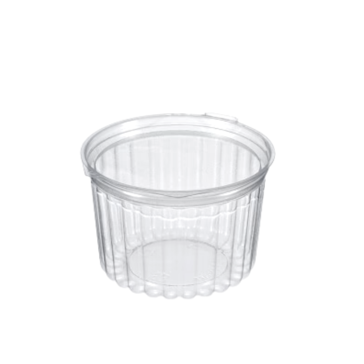 16oz Round Show Bowl Container With Flat Hinged Lid - 250 per carton