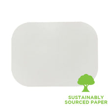 Lid- for 3 compartment foil container (#521) 330/pack