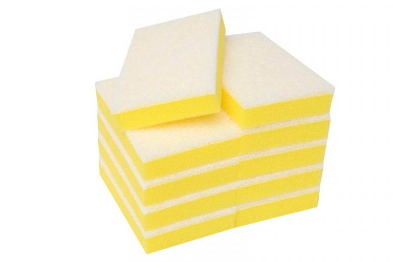 Sponge Scourers- White non-scratch 150 x 100 x 30mm 10packs/ctn 100/ctn