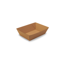No.1 Size Cardboard Food Tray 130 x 92 x 50mm 500/ctn
