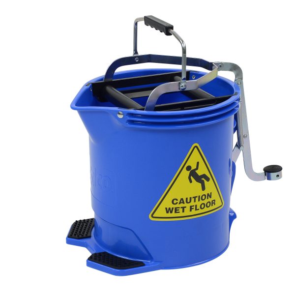 Mop Bucket 16L blue With metal mechanism