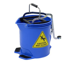 Mop Bucket 16L blue With metal mechanism