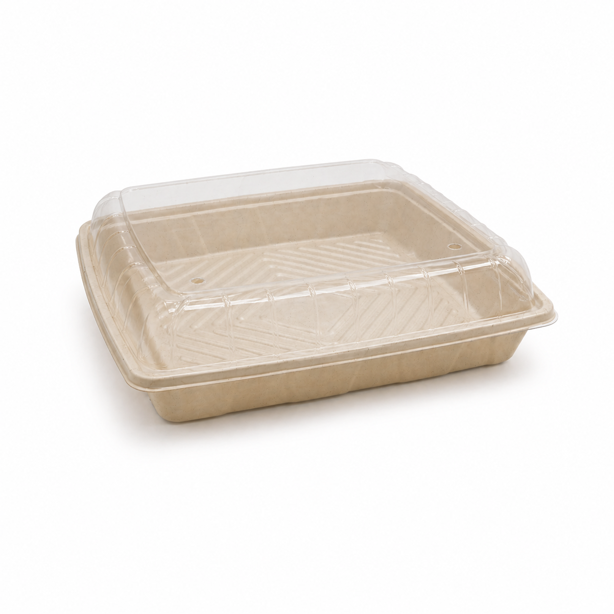 RPET Lid to Suit Sugarcane Platter 10" 100/ctn