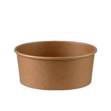 Kraft Paper Lined Salad Bowl- 32oz  150 x 128 x 77mm- 300/ctn