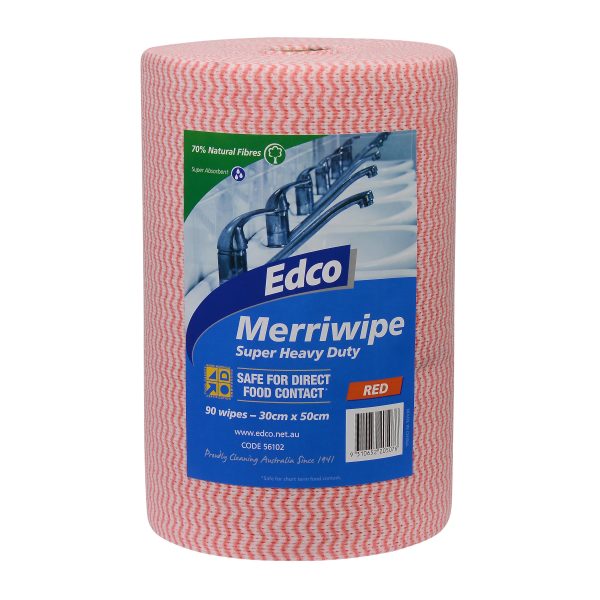 Wipes Super HD roll 90 sheets Red 4roll/ctn