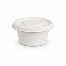 Sugarcane Lid to suit 2oz/57ml  sugarcane container 50pk 2000/ctn