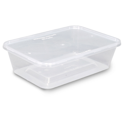 650ml Plastic Rectangular Container 500/ctn