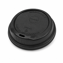 Bio Black Sipper Lids To suit 12/16 90mm dia. Coffee Cups - 1000 per carton