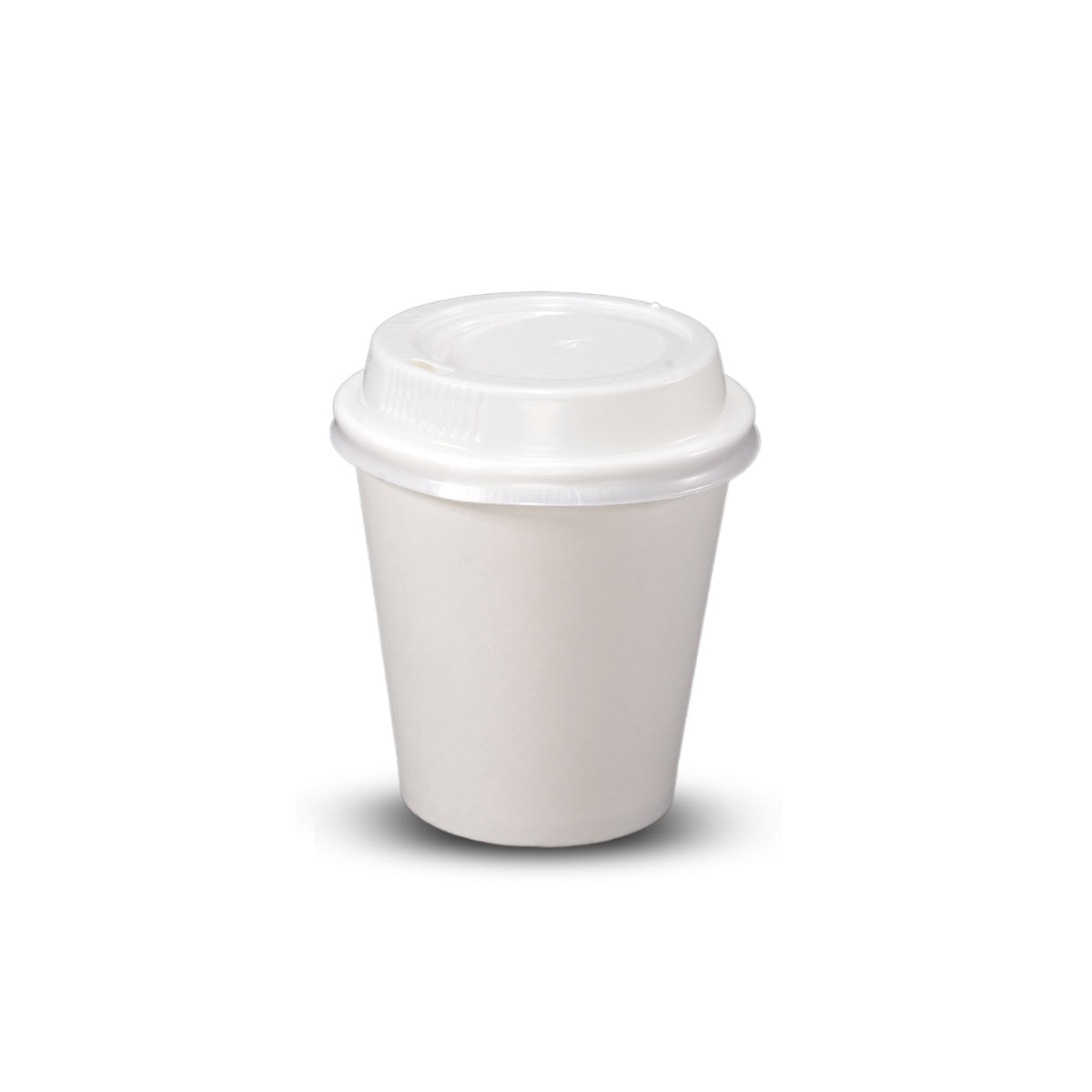 Single Wall 6oz White Hot Cup 80mm 1000/ctn