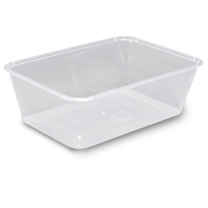 Rectangular Container- Plastic Freezer Grade 750ml 500/ctn