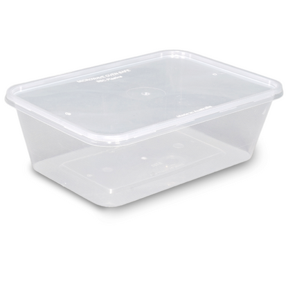 Rectangular Container- Plastic Freezer Grade 750ml 500/ctn