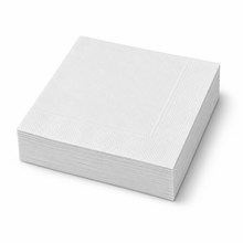 Dinner Napkins 2ply White - 100 per pack
