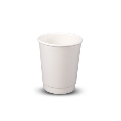 Coffee Cups plain double wall 8oz 80mm 500/ctn