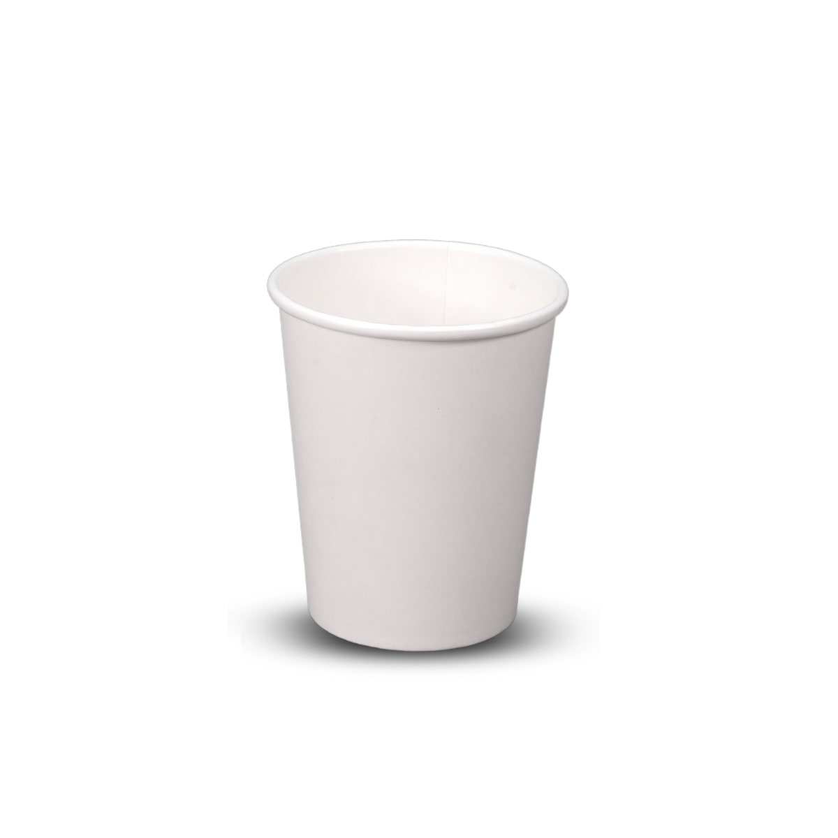 Single Wall 8oz White Hot Cup 80mm 1000/ctn