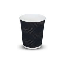 8oz (80mm) Ripple Coffee Cup Charcoal - 500/ctn