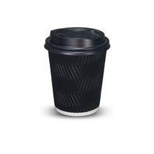 8oz (80mm) Ripple Coffee Cup Charcoal - 500/ctn