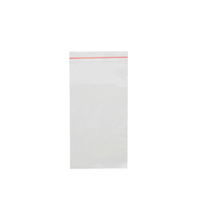 Reseal Plastic Bags; 8 x 4" 200 x 100mm 10 x 100pk/ctn 1000/ctn