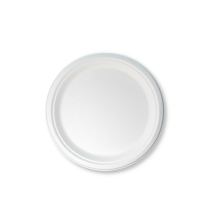 9" Round Sugarcane Plates 230mm - 500 per carton