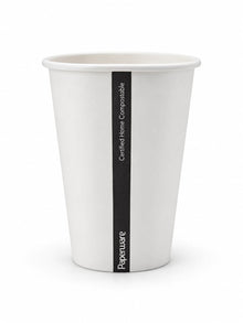 Aqueous Lined Single Wall 12oz White Hot Cup 90mm 1000/ctn